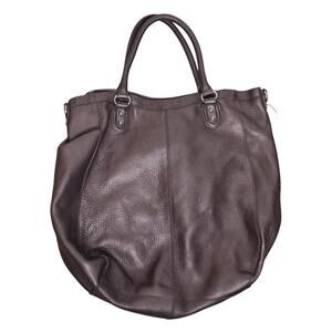 Y2K Large Silver Leather Bag 